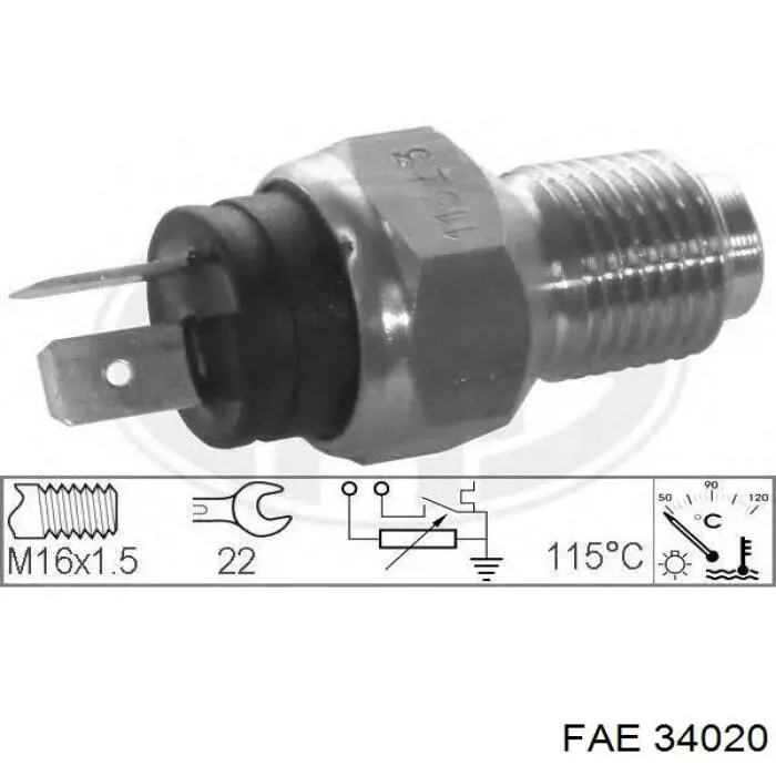7762302 Fiat/Alfa/Lancia Термовыключатель