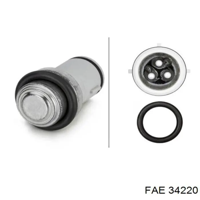 Датчик указателя температуры охлаждающей жидкости FAE 34220 цена, от 7.31 USD