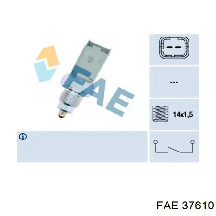 Датчик вентилятора радиатора FAE 37610