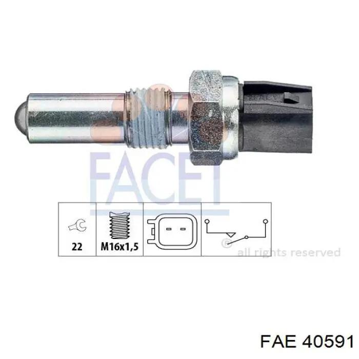 Купить 40591 FAE Датчик света заднего хода