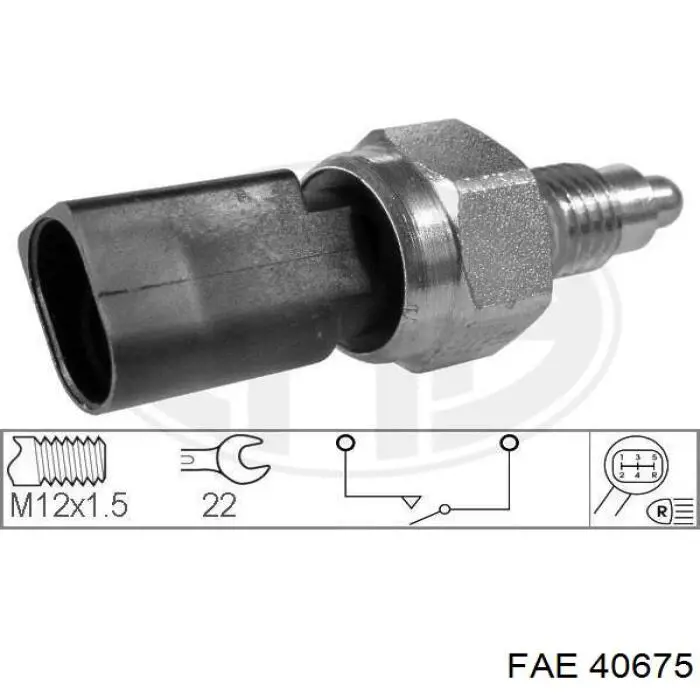 Включатель фонарей заднего хода FAE 40675 цена, от 7.73 USD