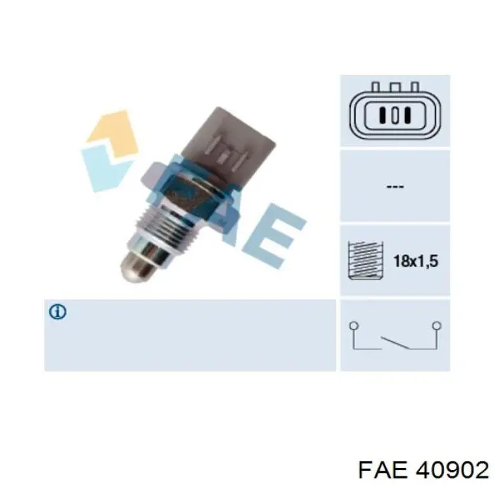 Датчик включения фонарей заднего хода 5191045AA Fiat/Alfa/Lancia