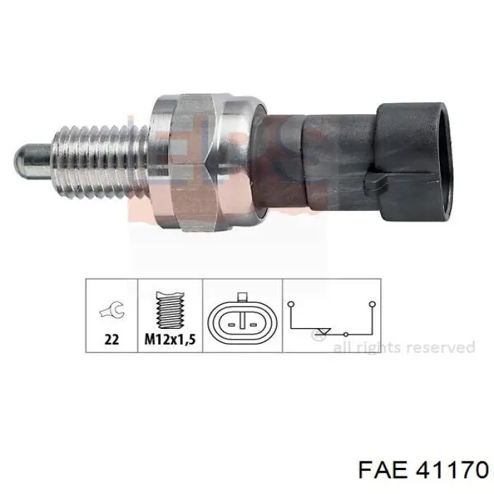 Включатель фонарей заднего хода FAE 41170 цена, от 8.22 USD