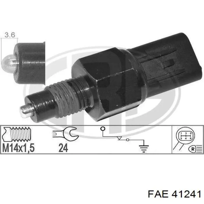 41241 FAE sensor de ativação das luzes de marcha à ré