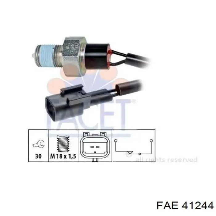 41244 FAE Датчик включения фонарей заднего хода