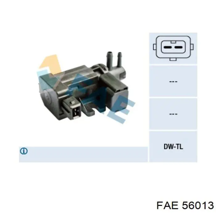 Клапан преобразователь давления наддува (соленоид) 56013 FAE