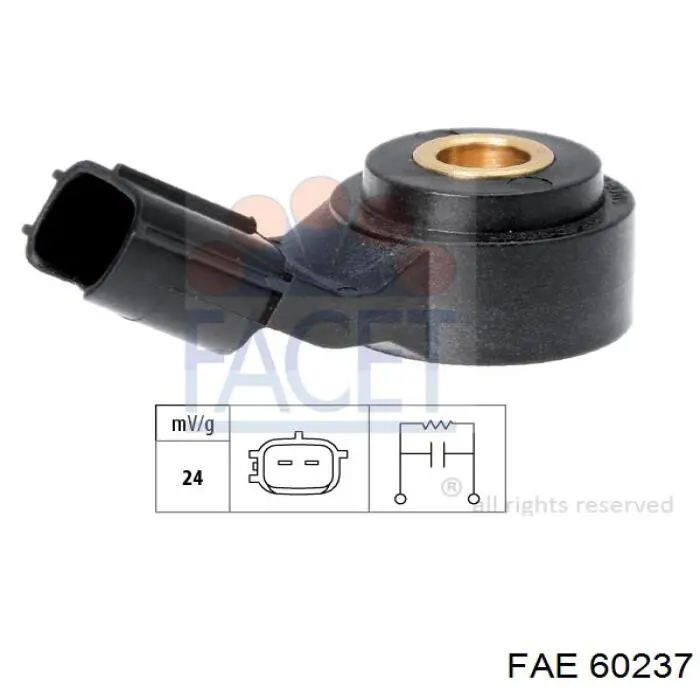 Датчик детонации FAE 60237 цена, от 15.46 USD