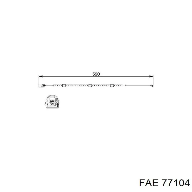Лямбда датчик кислорода FAE 77104 цена, от 39.74 USD