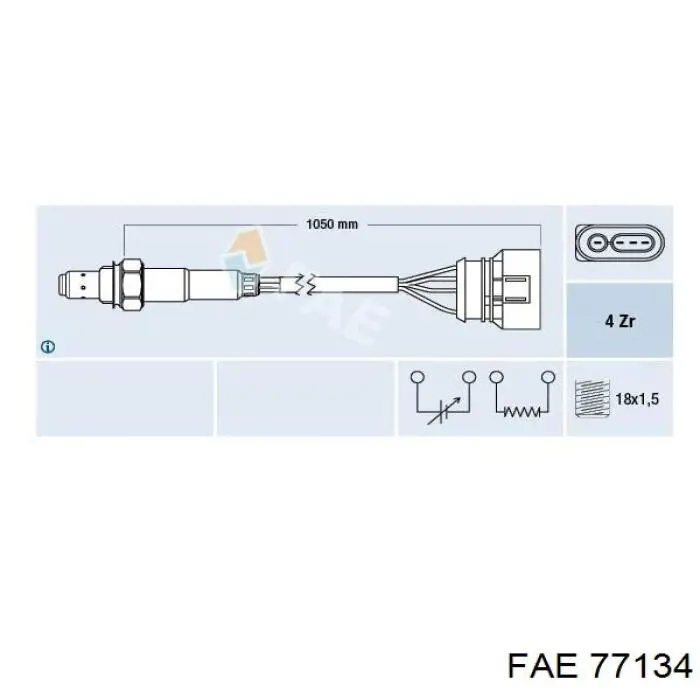 Лямбда-зонд 77134 FAE