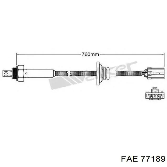 Лямбдазонд, датчик кислорода после катализатора FAE 77189 цена, от 95.25 USD