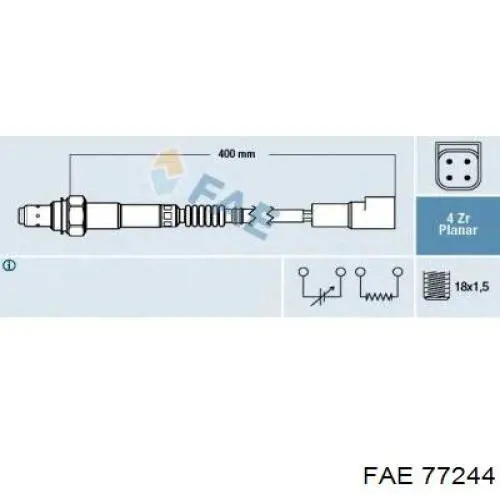 Лямбда-зонд 77244 FAE