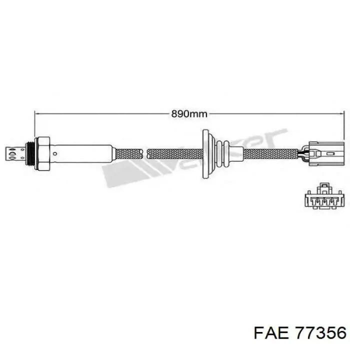 Лямбда зонд после катализатора Volvo 30864308