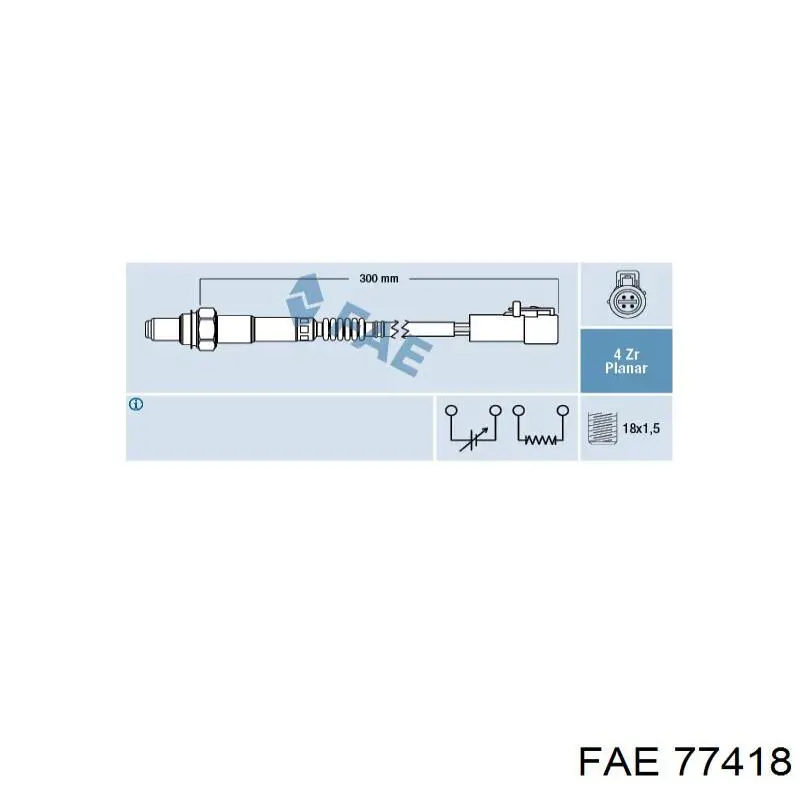 258006603 Bosch Лямбда зонд до катализатора, левый