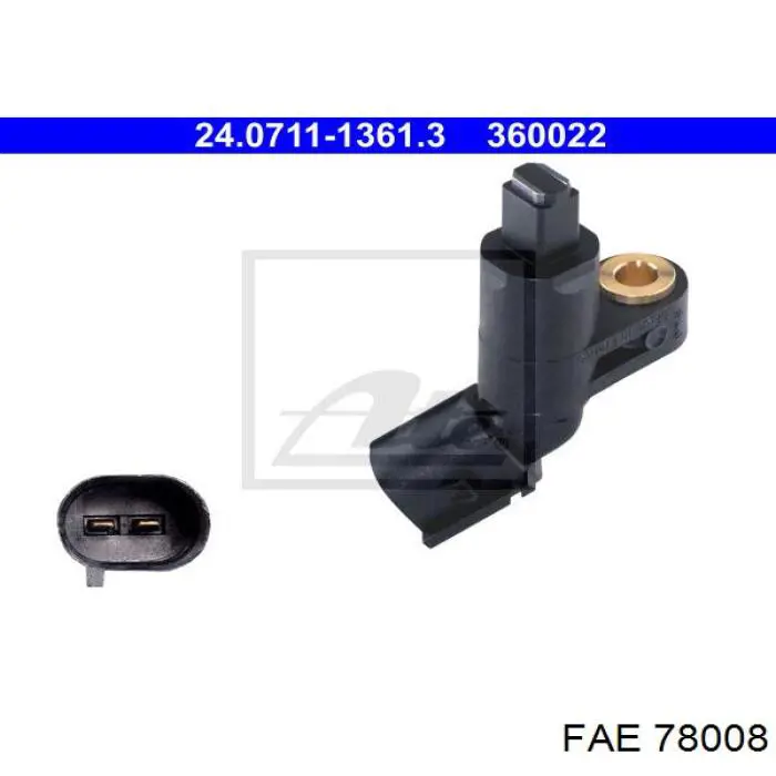 Датчик антиблокировочной системы торможения FAE 78008 цена, от 8.27 USD
