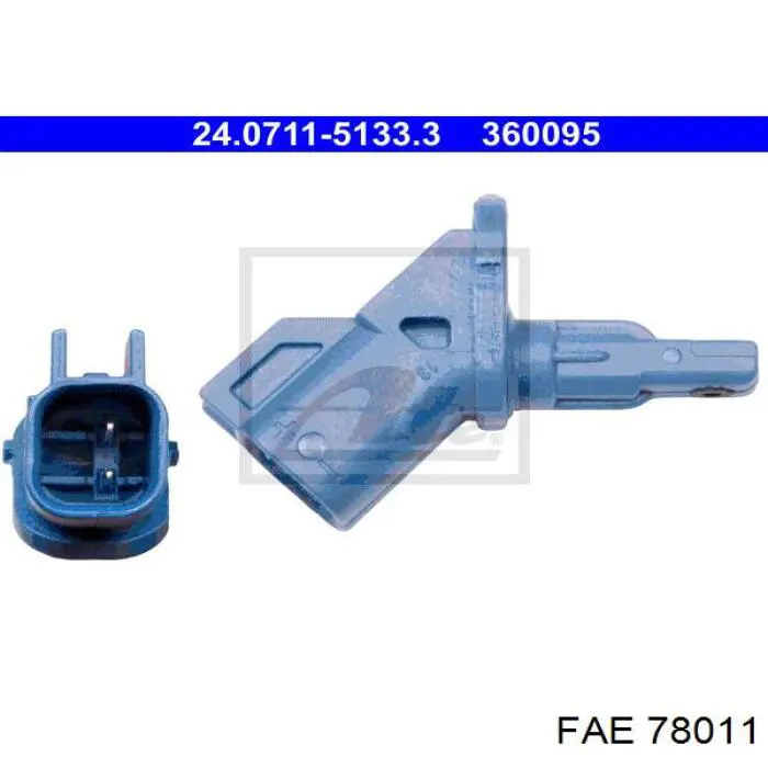 Sensor ABS delantero 78011 FAE