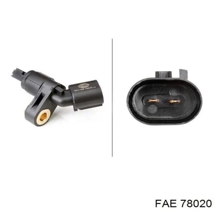 Датчик АБС (ABS) передний, правый FAE 78020 цена, от 7.50 USD