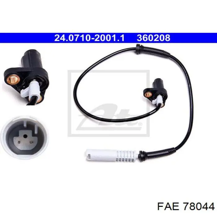 Купить 78044 FAE Датчик АБС (ABS) передний