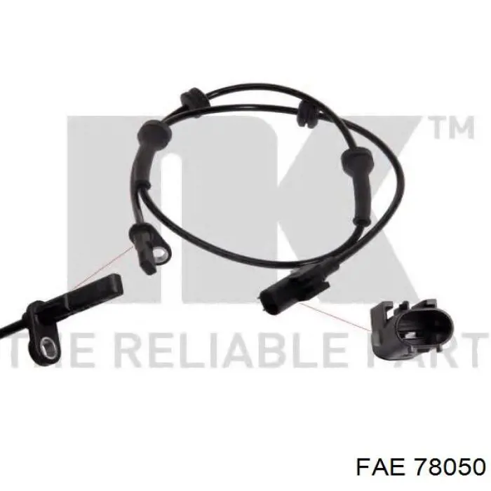 Датчик АБС задний правый 78050 FAE