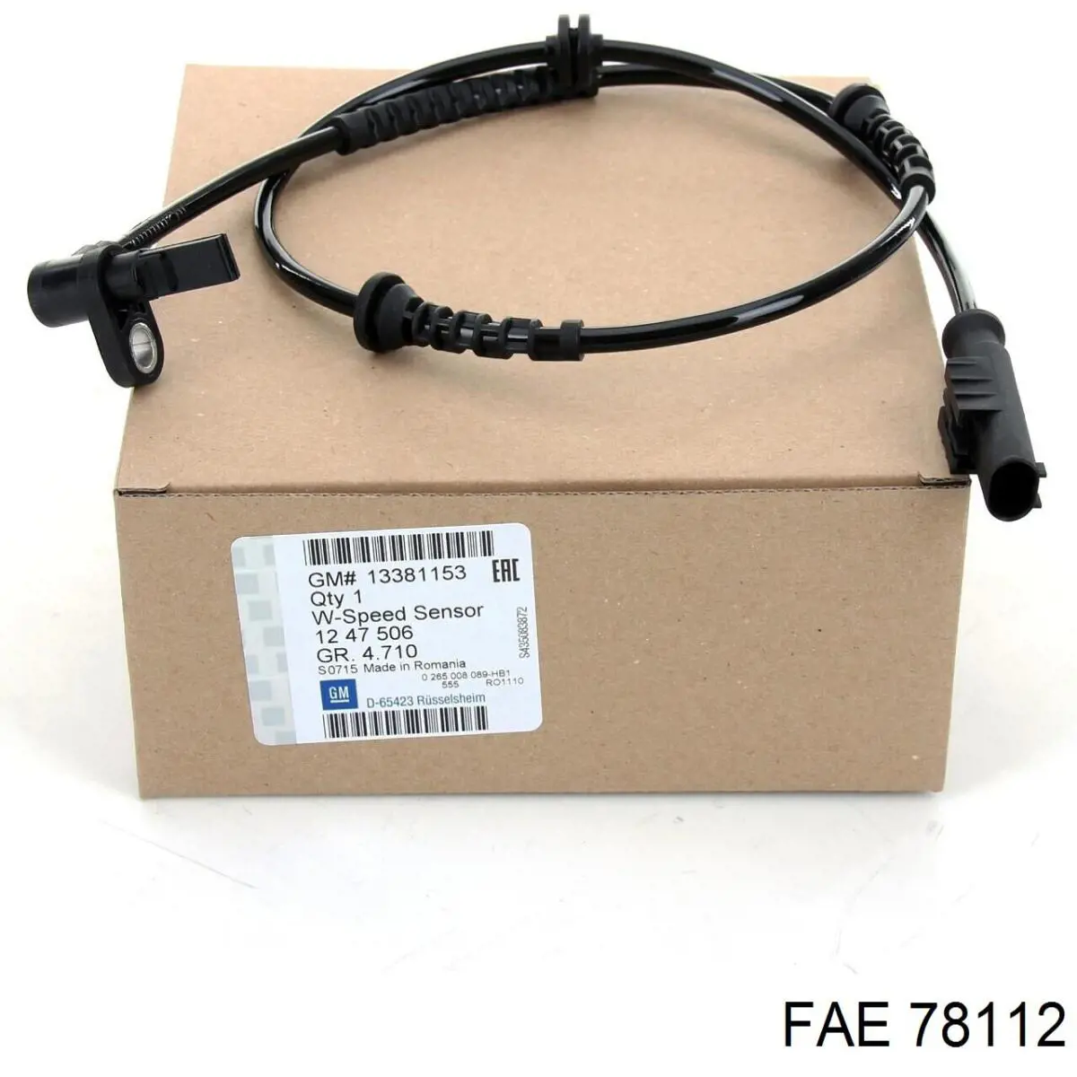 Купить 78112 FAE Датчик АБС (ABS) передний