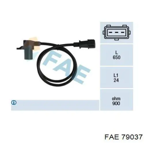 Датчик коленвала 79037 FAE