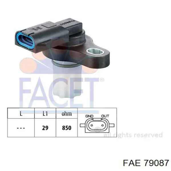 Датчик скорости FAE 79087 цена, от 15.96 USD
