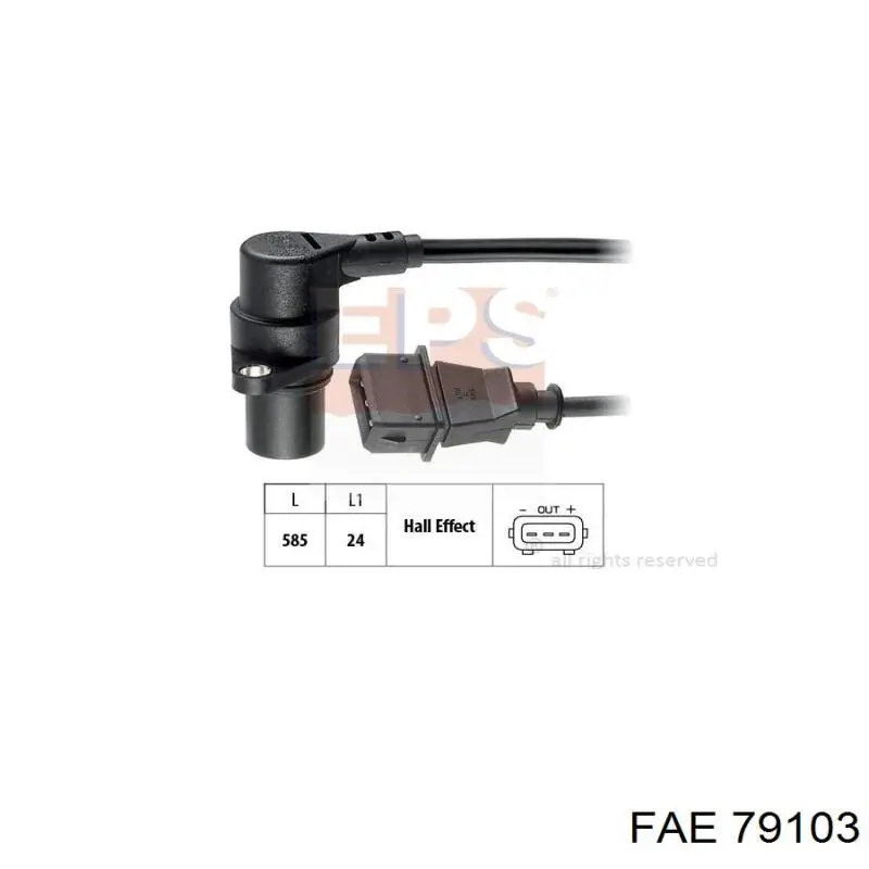 Купить 79103 FAE Датчик оборотов коленвала