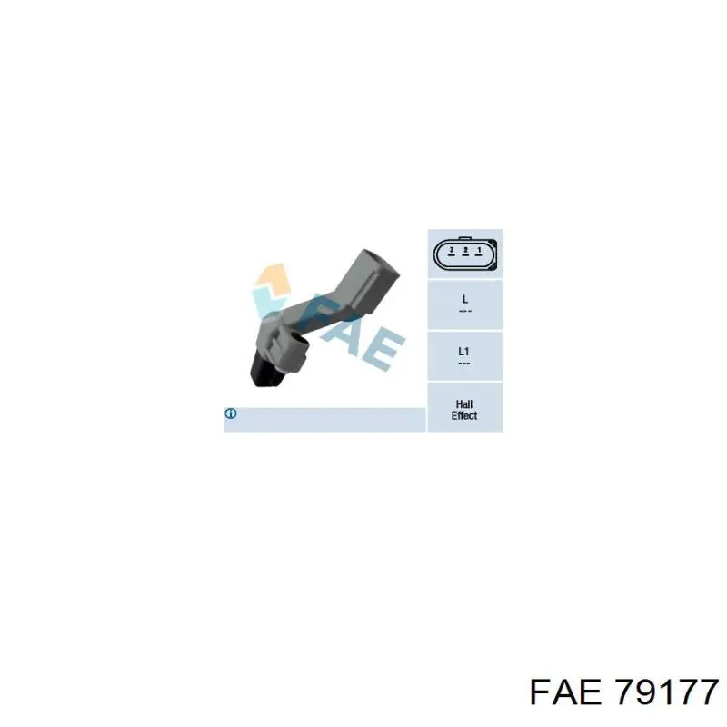 Sensor de posición del cigüeñal 79177 FAE