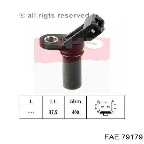 Датчик положения коленчатого вала FAE 79179 цена, от 12.85 USD