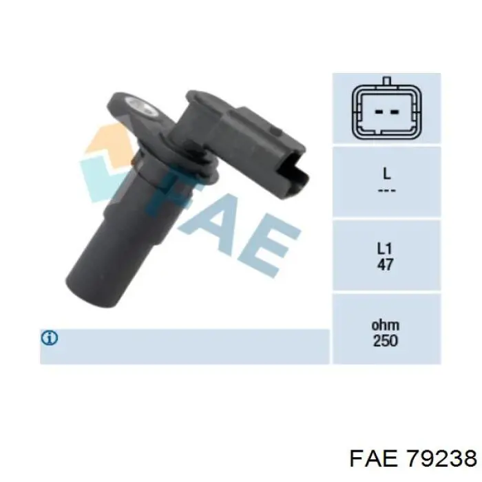 Sensor de posición del cigüeñal 79238 FAE