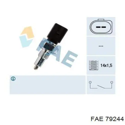 Sensor de posición del cigüeñal 79244 FAE