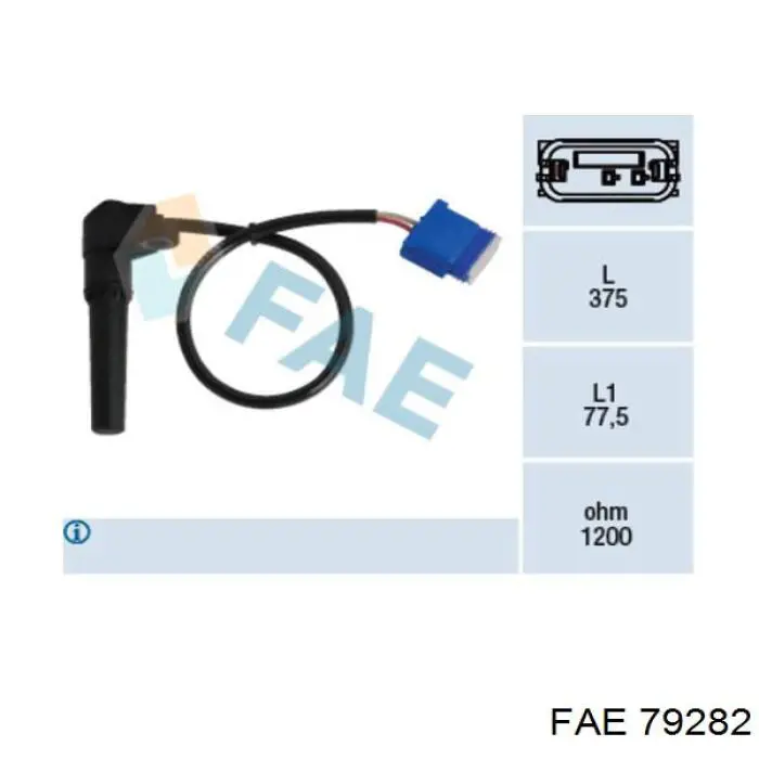 Датчик скорости 79282 FAE