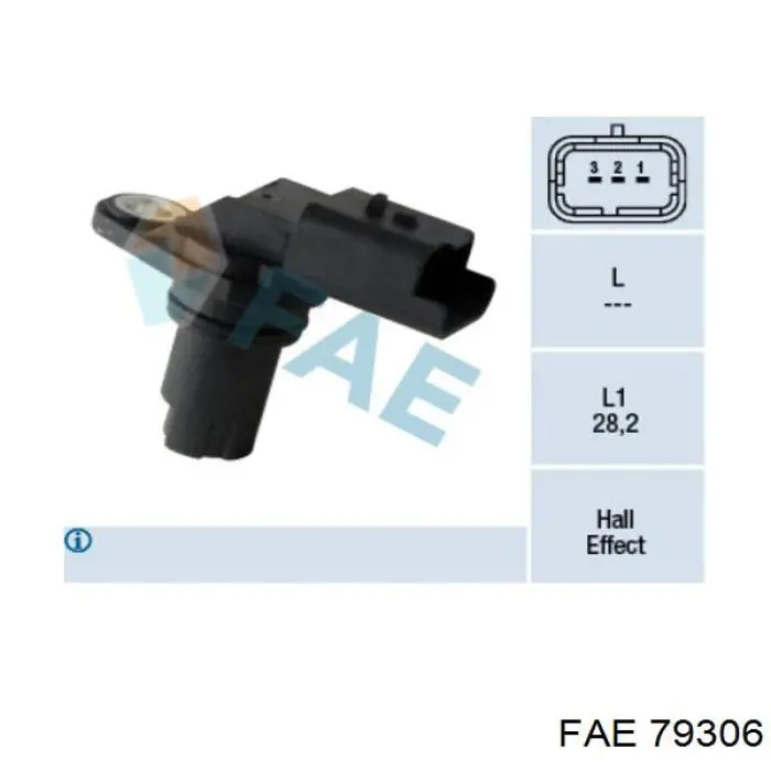 Датчик распредвала 79306 FAE