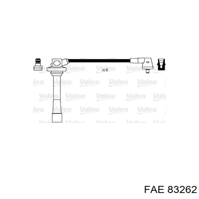 Высоковольтные провода 83262 FAE