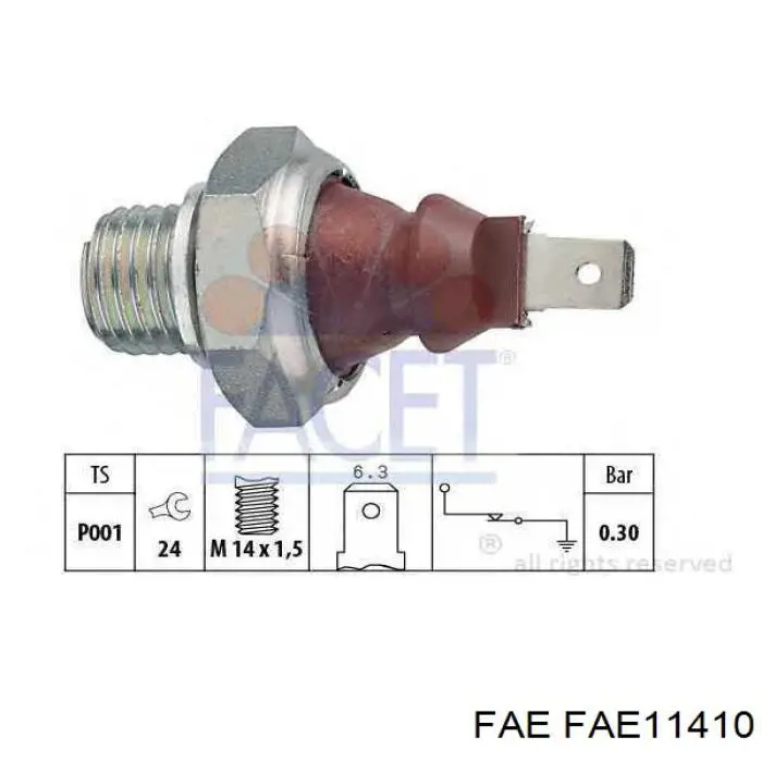 FAE11410 FAE датчик давления масла