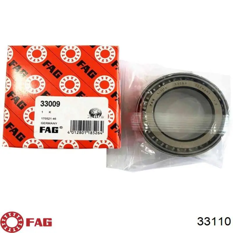 Подшипник ступицы передней внутренний HR33110J NSK