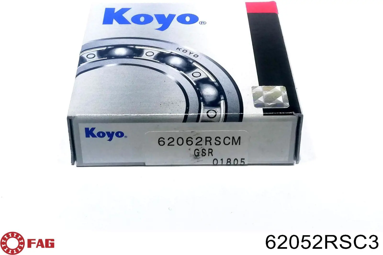 Подшипник привода генератора FAG 6205C3 цена, от 3.63 USD