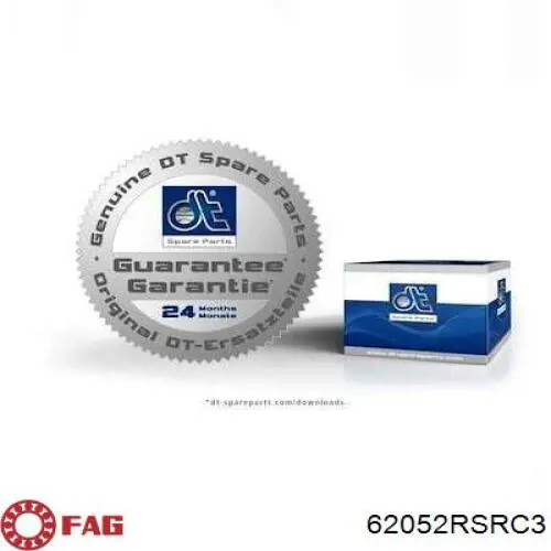 Подшипник привода генератора FAG 62052RSRC3 цена, от 4.70 USD