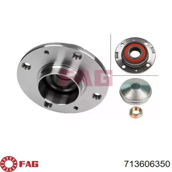 55701518 Fiat/Alfa/Lancia Ступица задняя