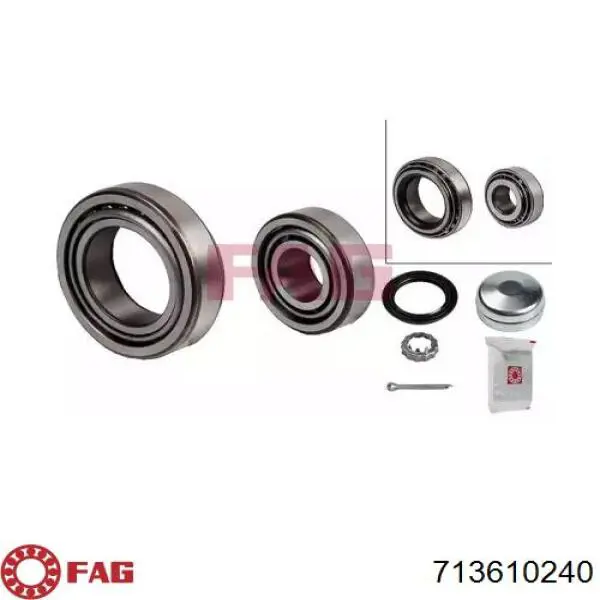 Купить 713610240 FAG Подшипник задней ступицы