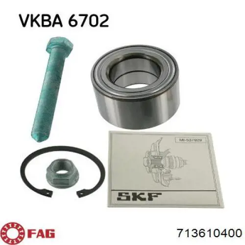 Купить 713610400 FAG Подшипник задней ступицы