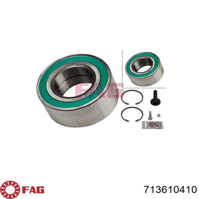 Купить 713610410 FAG Подшипник ступицы передней/задней