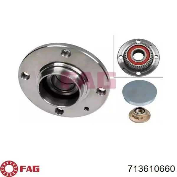 Ступицы задних колес FAG 713610660 цена, от 52.89 USD