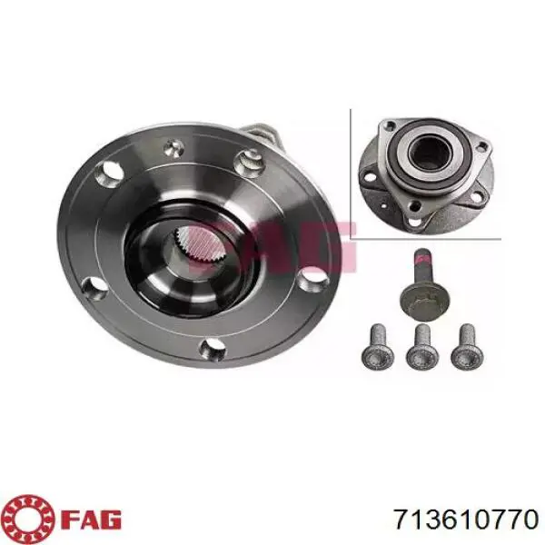Ступицы передних колес FAG 713610770 цена, от 69.13 USD