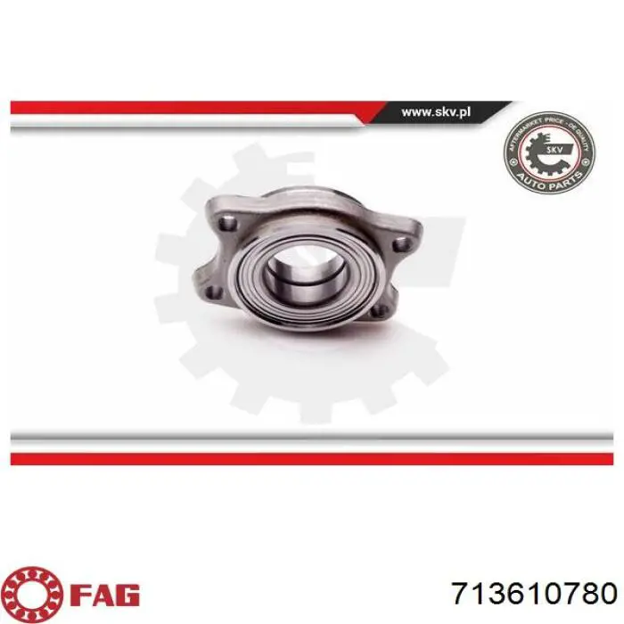 Подшипник ступицы передней/задней FAG 713610780