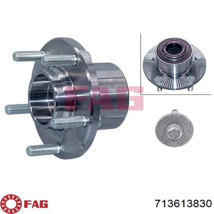 713613830 FAG Подшипник ступицы передней