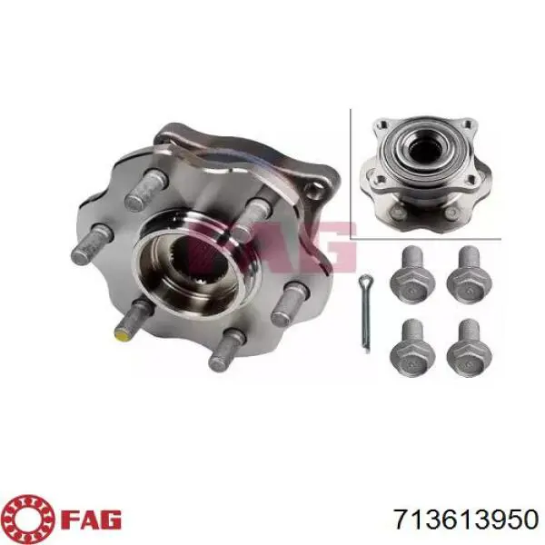 Ступицы задних колес FAG 713613950 цена, от 181.89 USD