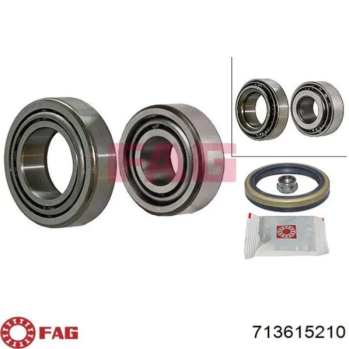 Подшипник задней ступицы ADG08334 Blue Print