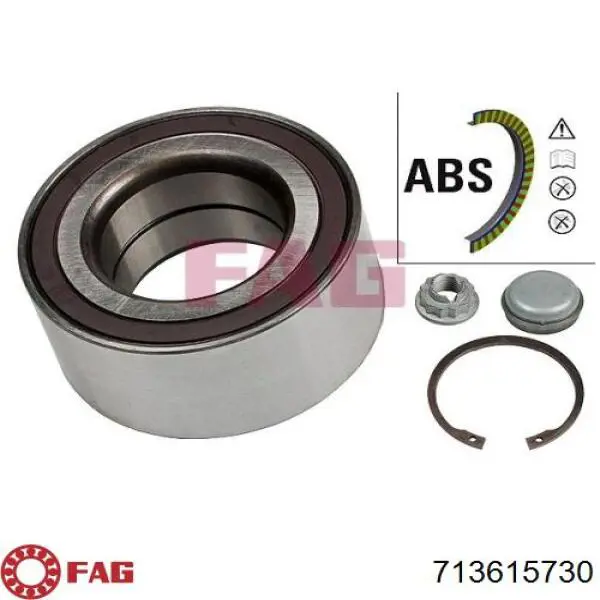 Комплект подшипника ступицы колеса FAG 713615730 цена, от 40.83 USD
