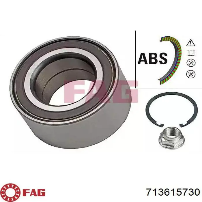 Купить 713615730 FAG Подшипник передней ступицы