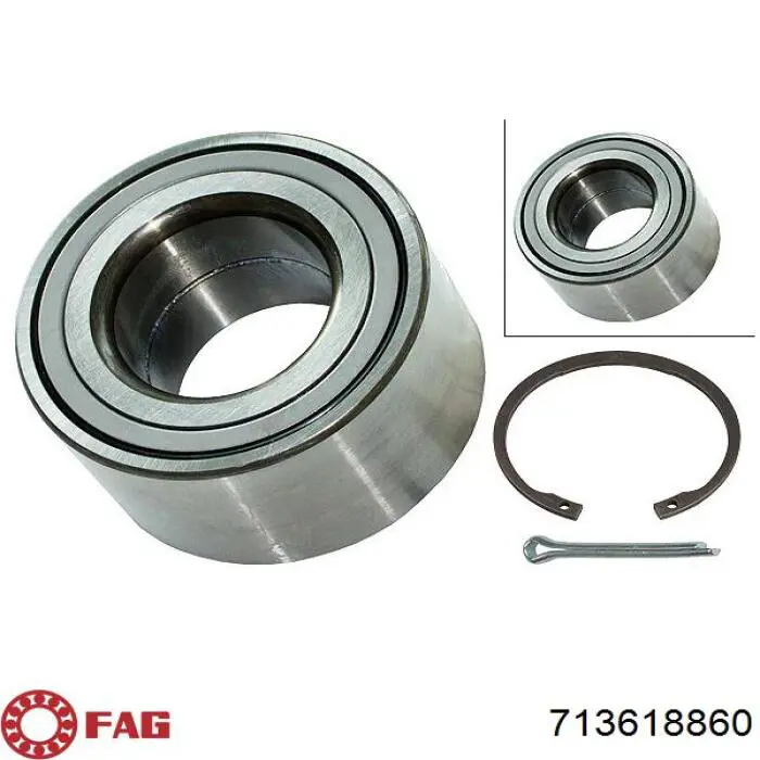 Ступичный подшипник передний FAG 713618860